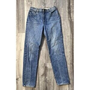 Vintage 80’s Coca Cola Blue Washed Denim Jeans Tapered Fit Size 28x29